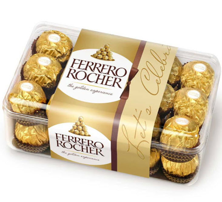 Ferrero Rocher Chocolates (Diamond Box)